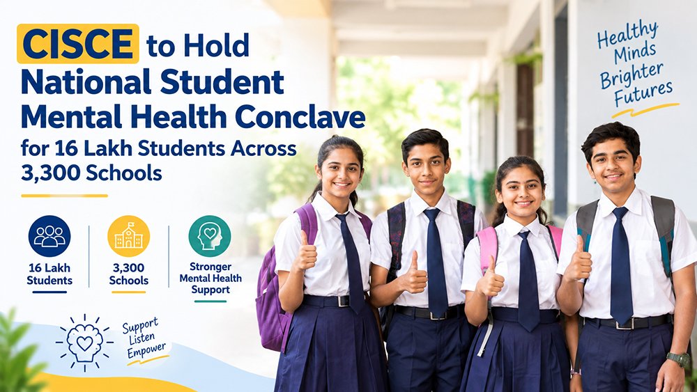 CISCE to Hold National Student Mental Health Conclave for 16 Lakh Students Across 3,300 Schools