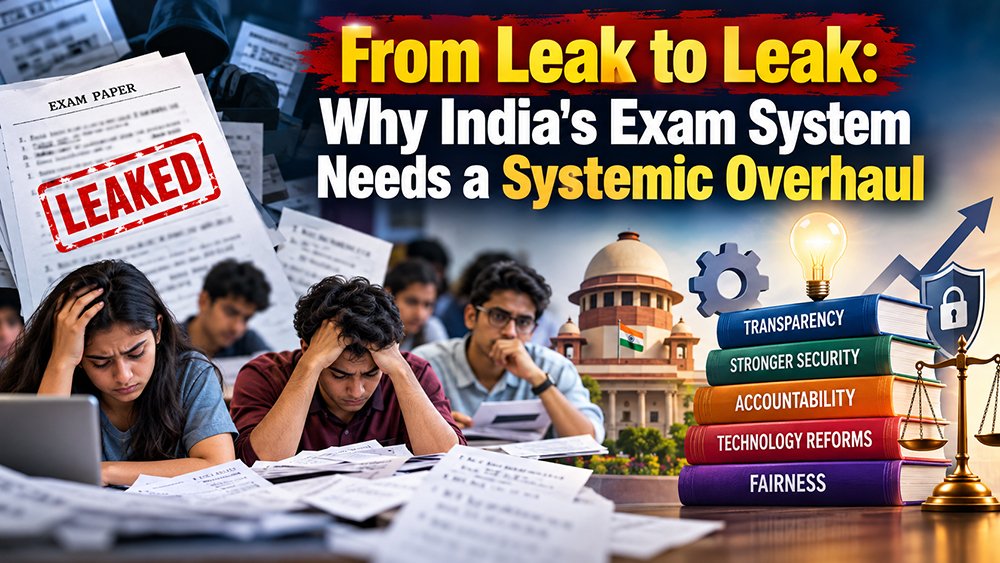 From Leak to Leak: Why India's Exam System Needs a Systemic Overhaul 